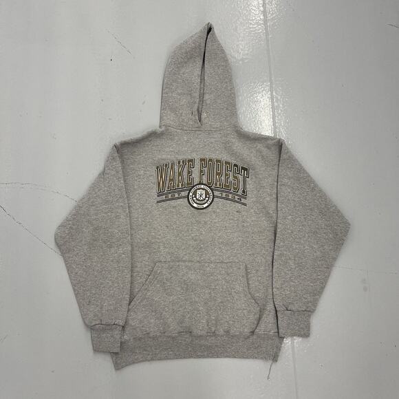 Vintage Y2k Wake Forest University Grey Hoodie - Picture 1 of 3